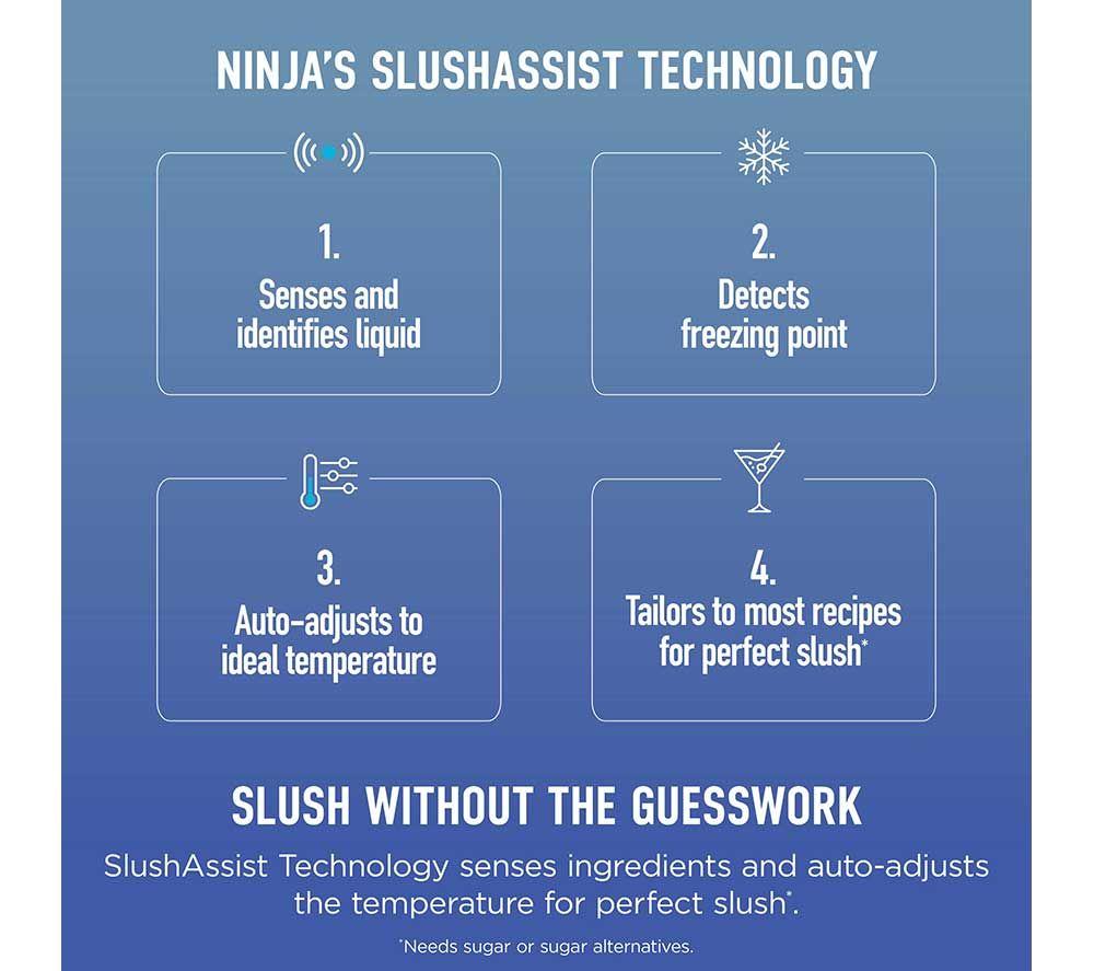 NINJA SLUSHi Twist FS702UKBR Frozen Drink Maker - Mocha image number 2 of 14