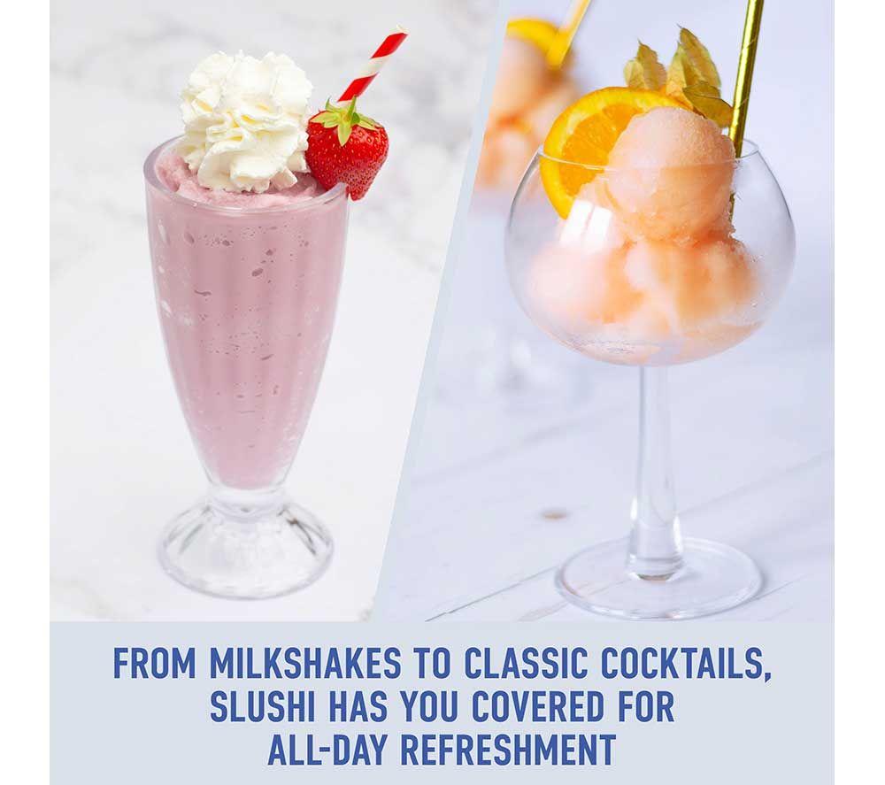 NINJA SLUSHi Twist FS702UKBR Frozen Drink Maker - Mocha image number 5 of 14