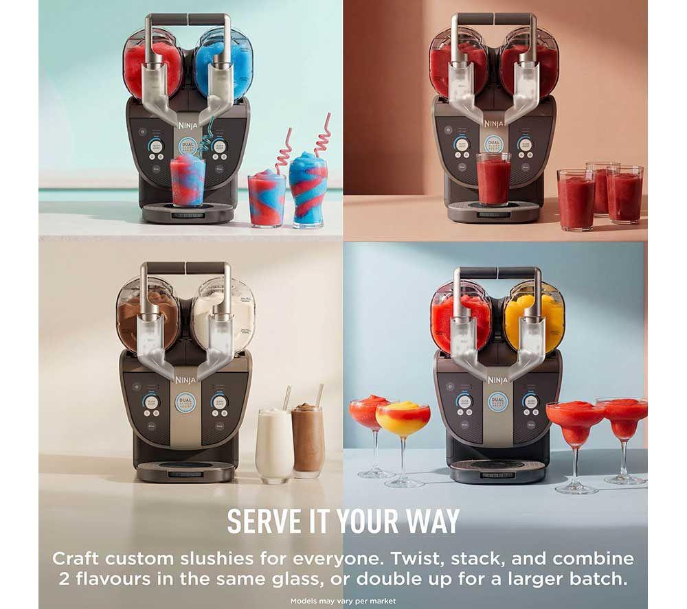 NINJA SLUSHi Twist FS702UKBR Frozen Drink Maker - Mocha image number 9 of 14