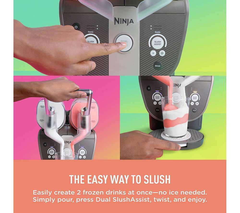 NINJA SLUSHi Twist FS702UKBR Frozen Drink Maker - Mocha image number 12 of 14