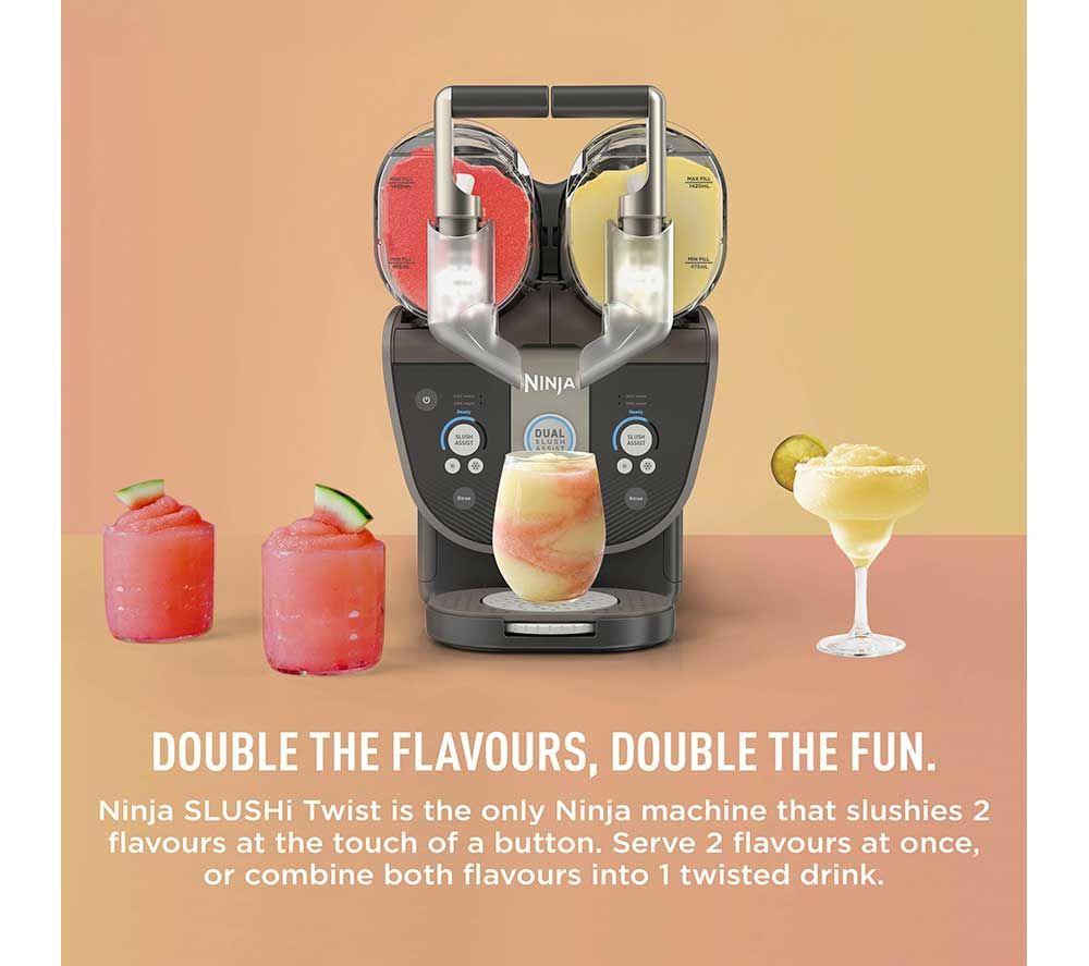 NINJA SLUSHi Twist FS702UKBR Frozen Drink Maker - Mocha image number 14 of 14