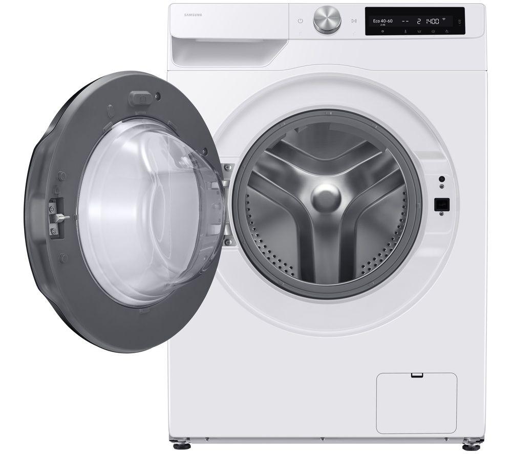 SAMSUNG Series 5 AI Energy Ecobubble WD10HG6U34BEU1 WiFi-enabled 10 kg Washer Dryer - White image number 2 of 9