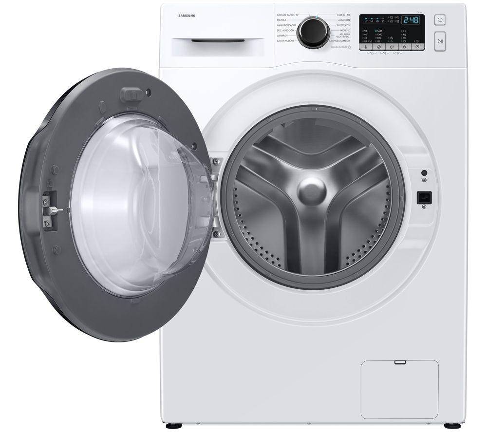 SAMSUNG Series 4 Hygiene Steam WD80HG4U04BEEU 8 kg Washer Dryer - White image number 4 of 7