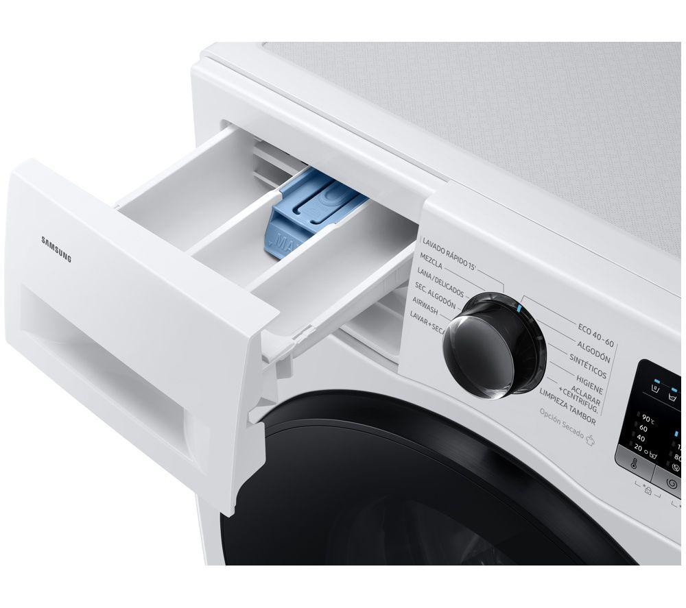 SAMSUNG Series 4 Hygiene Steam WD80HG4U04BEEU 8 kg Washer Dryer - White image number 6 of 7
