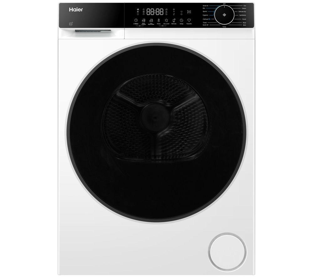 Haier X Series 5 Plus HD100 D357AU1-UK WiFi-enabled 10 kg Heat Pump Tumble Dryer - White