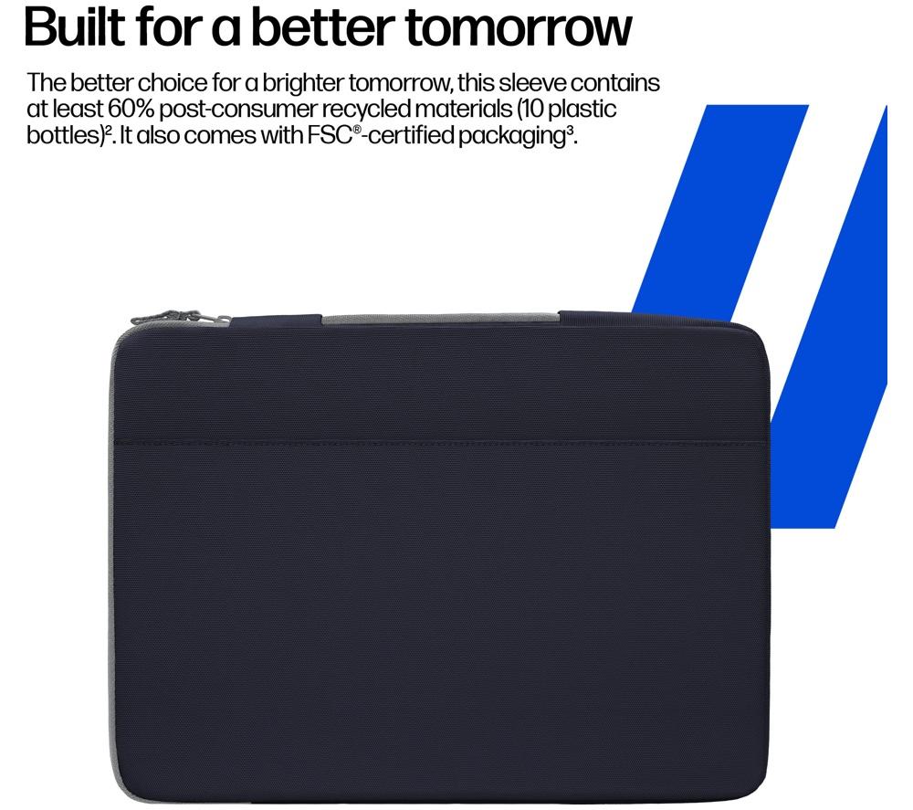 HP Protective 13-14" Laptop Sleeve - Atmospheric Blue image number 7 of 12
