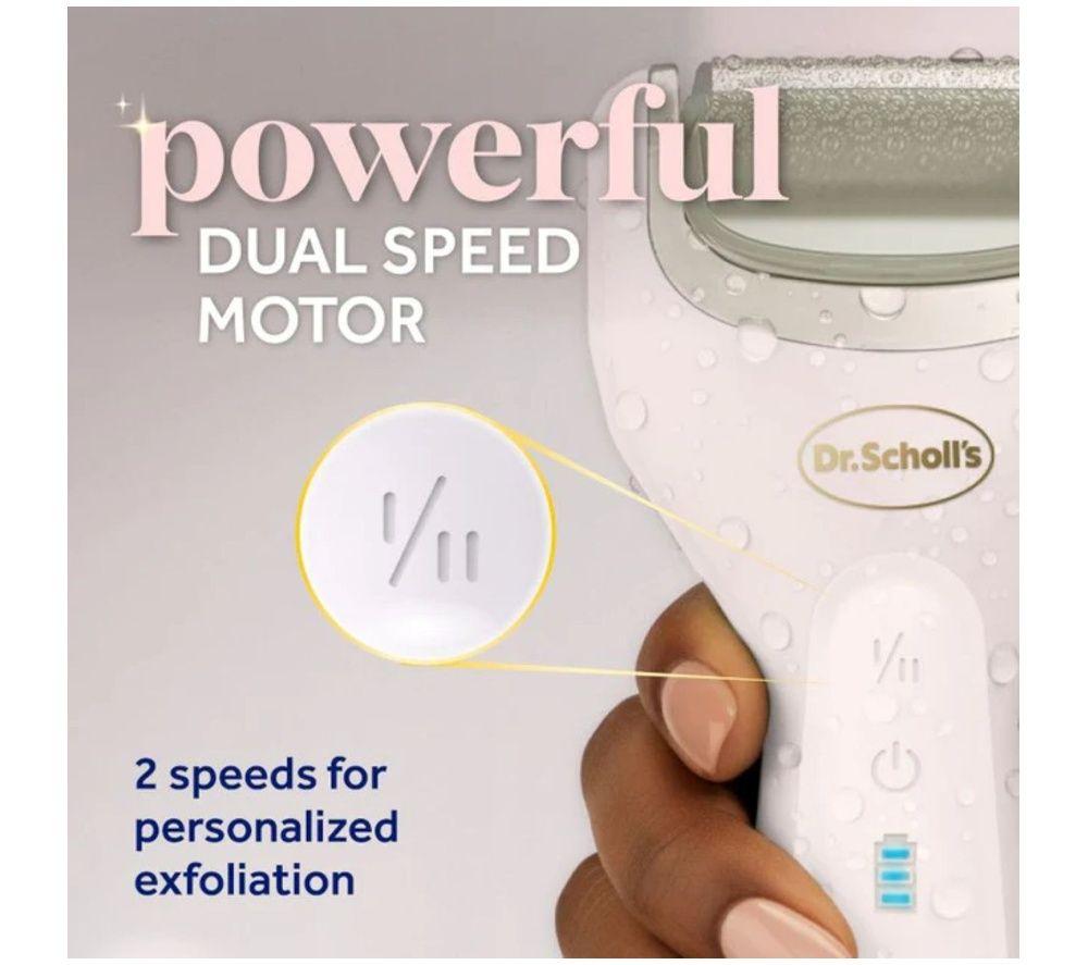 DR SCHOLL'S Pedi Perfect Electronic Foot File - White image number 4 of 5