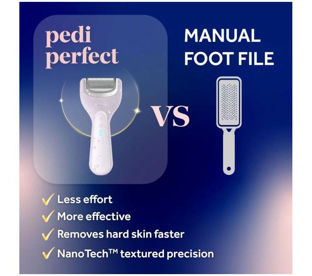 DR SCHOLL'S Pedi Perfect Electronic Foot File - White image number 5 of 5