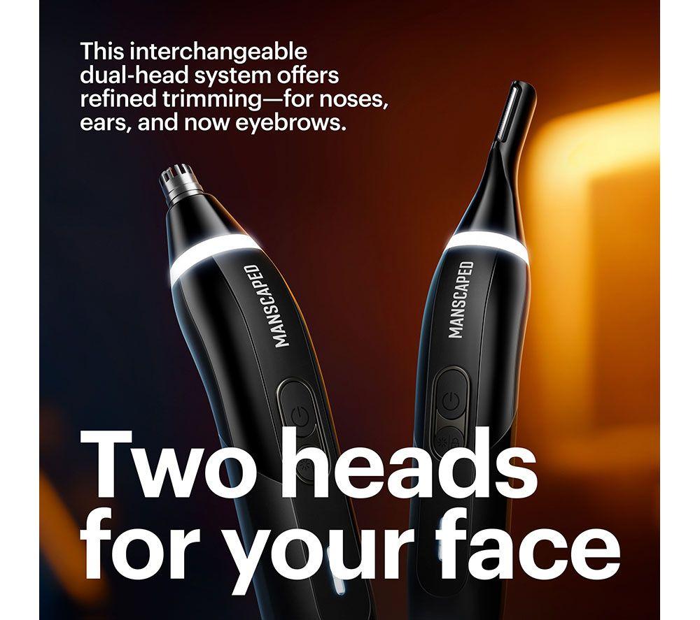 MANSCAPED The Weed Whacker 3.0 Pro Wet & Dry Nose & Ear Trimmer - Black image number 6 of 9