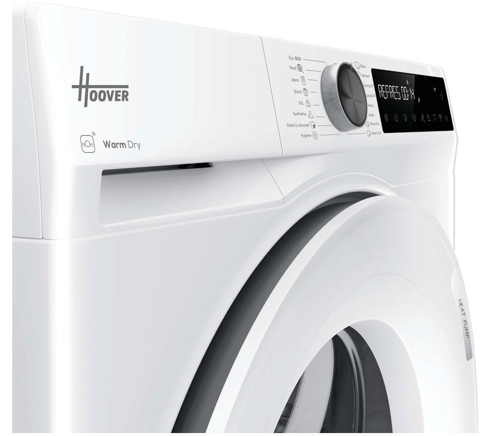 HOOVER Pro Dry Series 3 HBR 9N2X-IE WiFi-enabled 9 kg Heat Pump Tumble Dryer - White image number 5 of 5