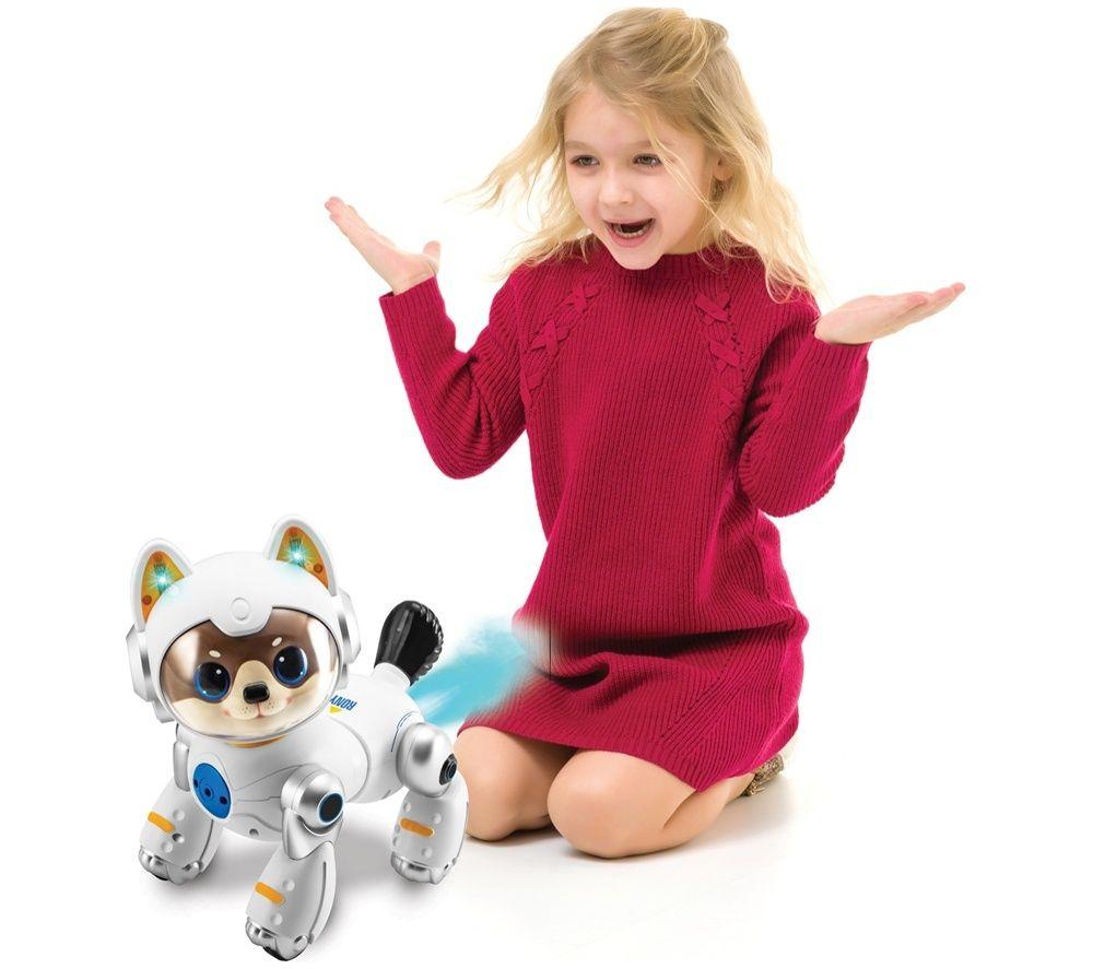 LEXIBOOK DOG05EN Cyber Power Puppy Robot - White image number 2 of 3
