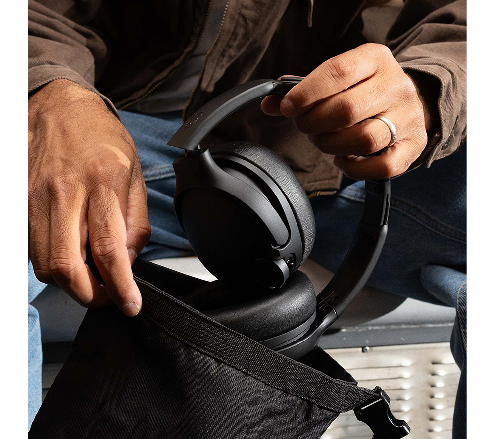 SKULLCANDY Crusher 1080 ANC Wireless Bluetooth Noise-Cancelling Headphones - Black image number 9 of 12
