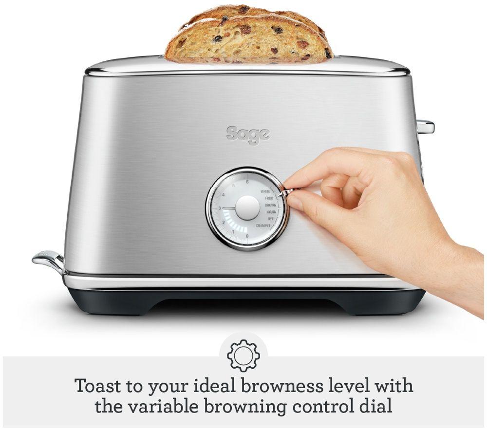 SAGE The Toast Select Luxe BTA735BSSUK 2-Slice Toaster - Stainless Steel image number 2 of 4