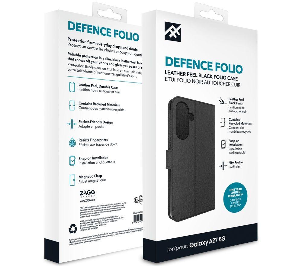 ZAGG Folio Samsung Galaxy A27 Case - Black image number 3 of 3