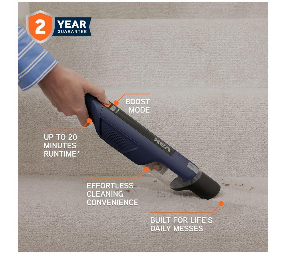 VAX Hand Vac Pro Cordless Handheld Vacuum Cleaner - Navy Blue image number 2 of 6