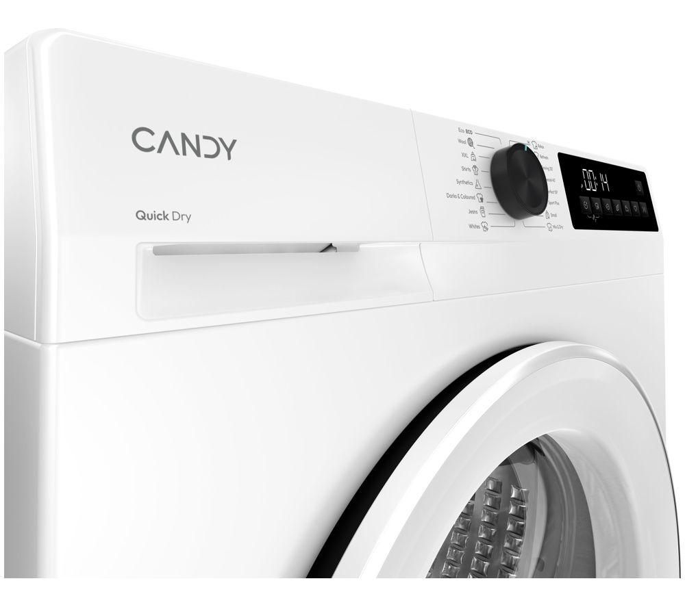 CANDY Quick Pro GDL 8N2-IE 8 kg Heat Pump Tumble Dryer - White image number 2 of 8
