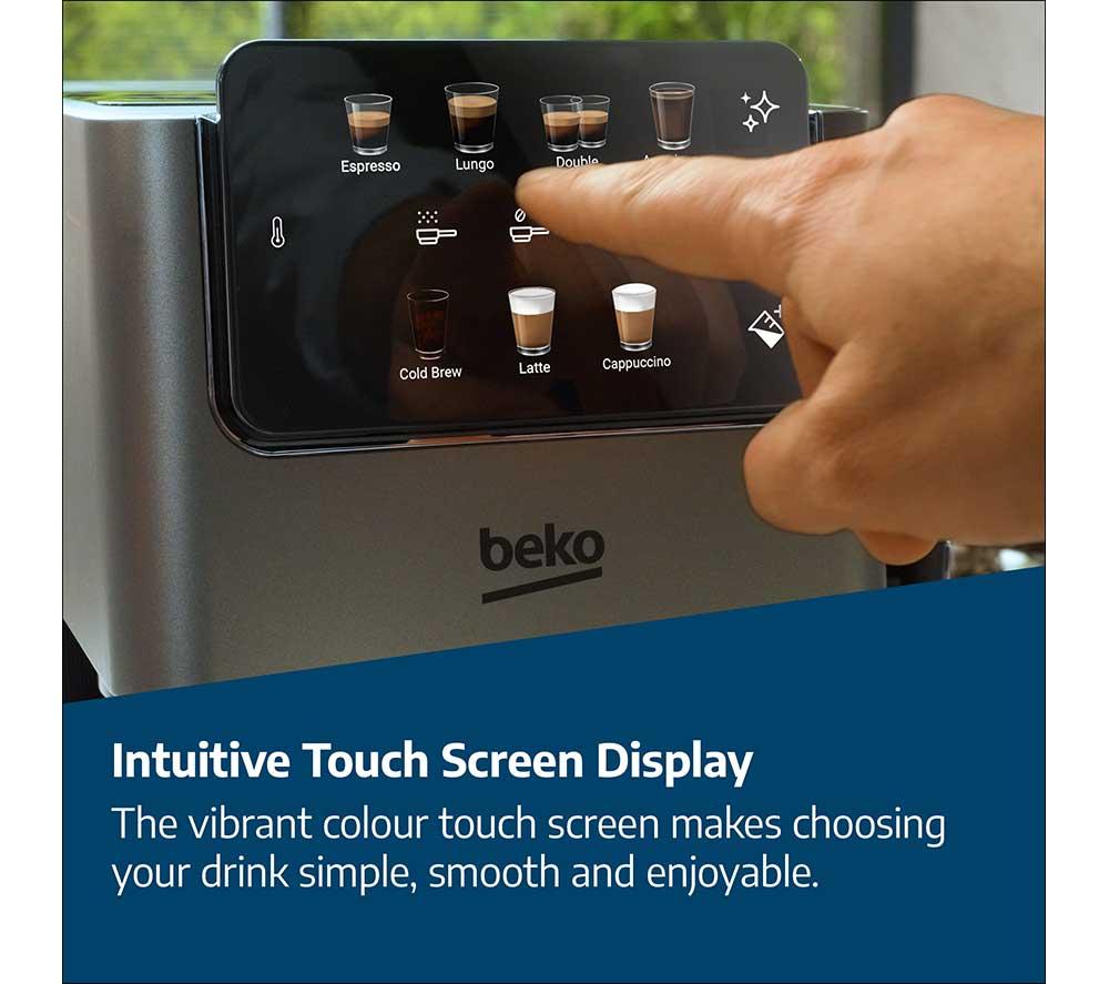 BEKO CaffeExperto CED7524X Bean to Cup Coffee Machine - Silver image number 3 of 14