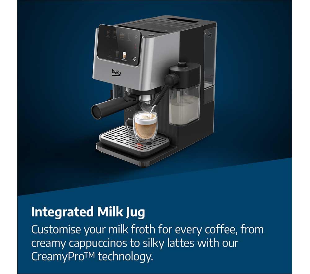 BEKO CaffeExperto CED7524X Bean to Cup Coffee Machine - Silver image number 5 of 14