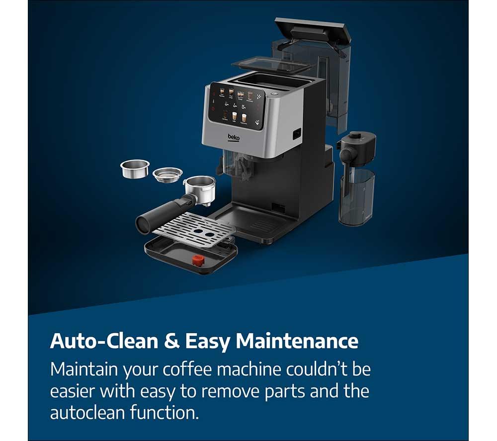 BEKO CaffeExperto CED7524X Bean to Cup Coffee Machine - Silver image number 14 of 14