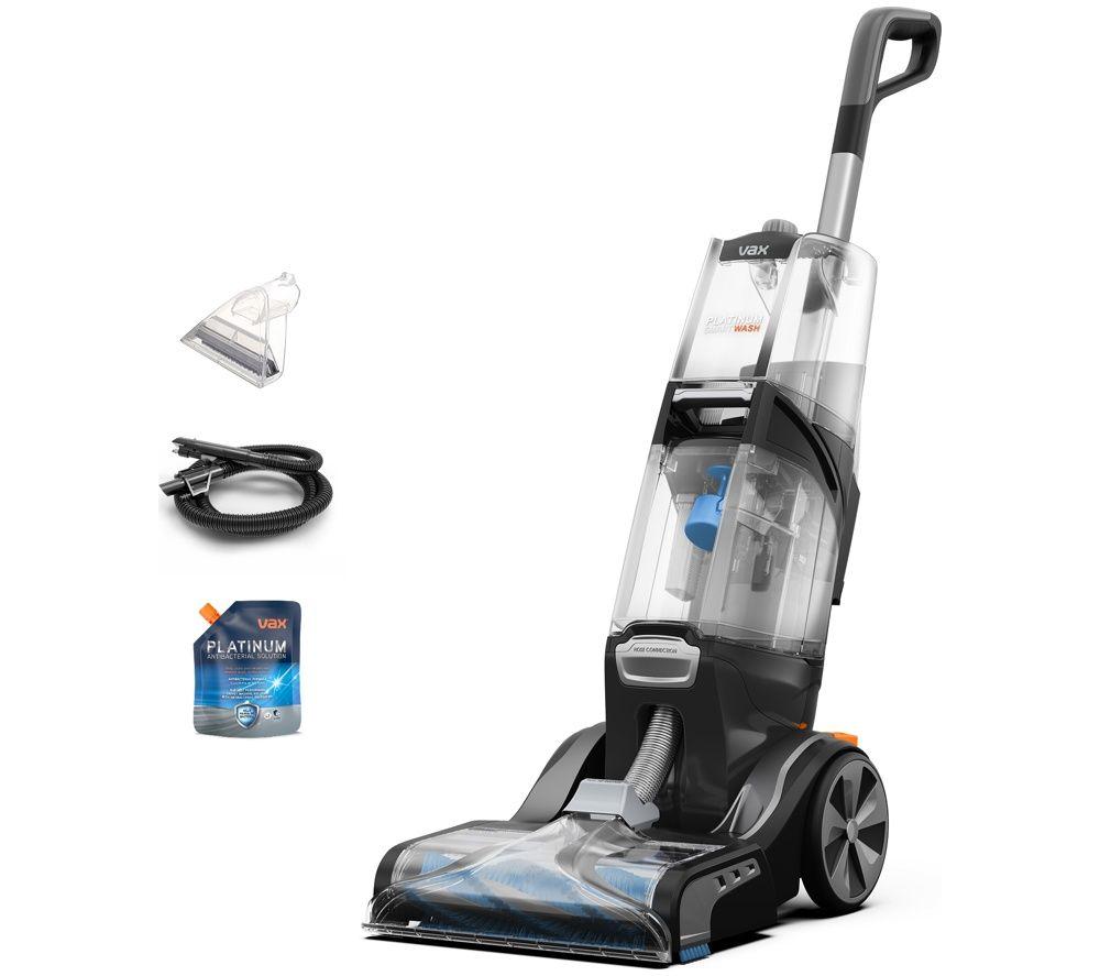 VAX Platinum SmartWash Classic Upright Carpet Cleaner - Silver & Blue