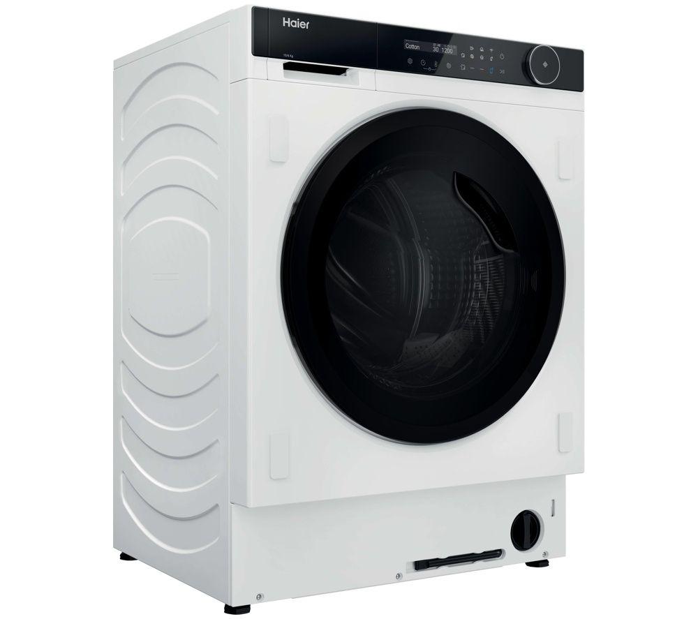 HAIER HWDB10B14858U1UK WiFi-enabled 10 kg Washer Dryer &ndash; White image number 3 of 5