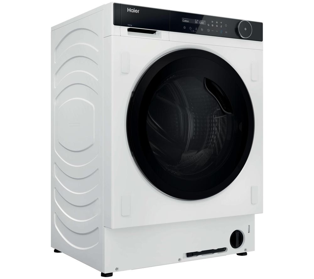 HAIER HWDB10B14858U1UK WiFi-enabled Integrated 10 kg Washer Dryer &ndash; White image number 9 of 13