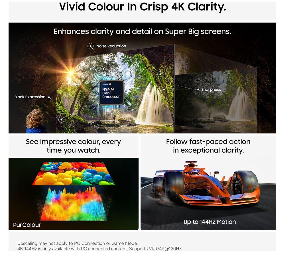 SAMSUNG U9000H 98" Crystal UHD 4K HDR Smart TV 2026 - UE98U9000H image number 3 of 7