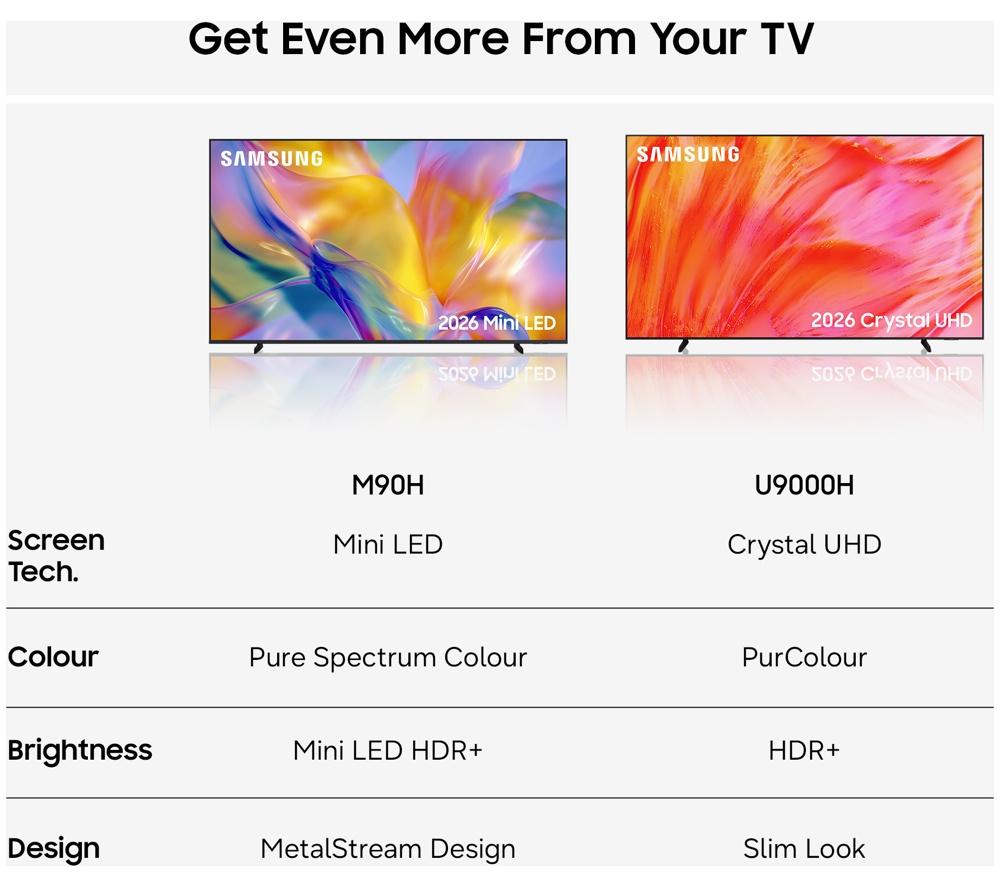 SAMSUNG U9000H 98" Crystal UHD 4K HDR Smart TV 2026 - UE98U9000H image number 9 of 10