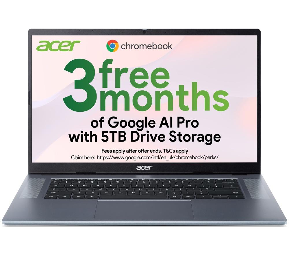 ACER 315 15.6inch Chromebook - MediaTek Kompanio 540, 64 GB eMMC, Silver