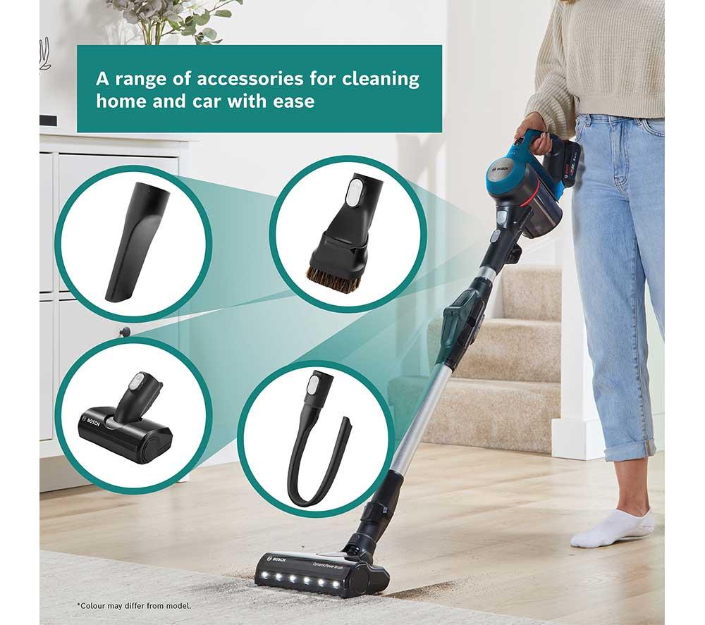 BOSCH Unlimited 7 BCS712LGB Dual Battery Cordless Vacuum Cleaner - Blue image number 7 of 13