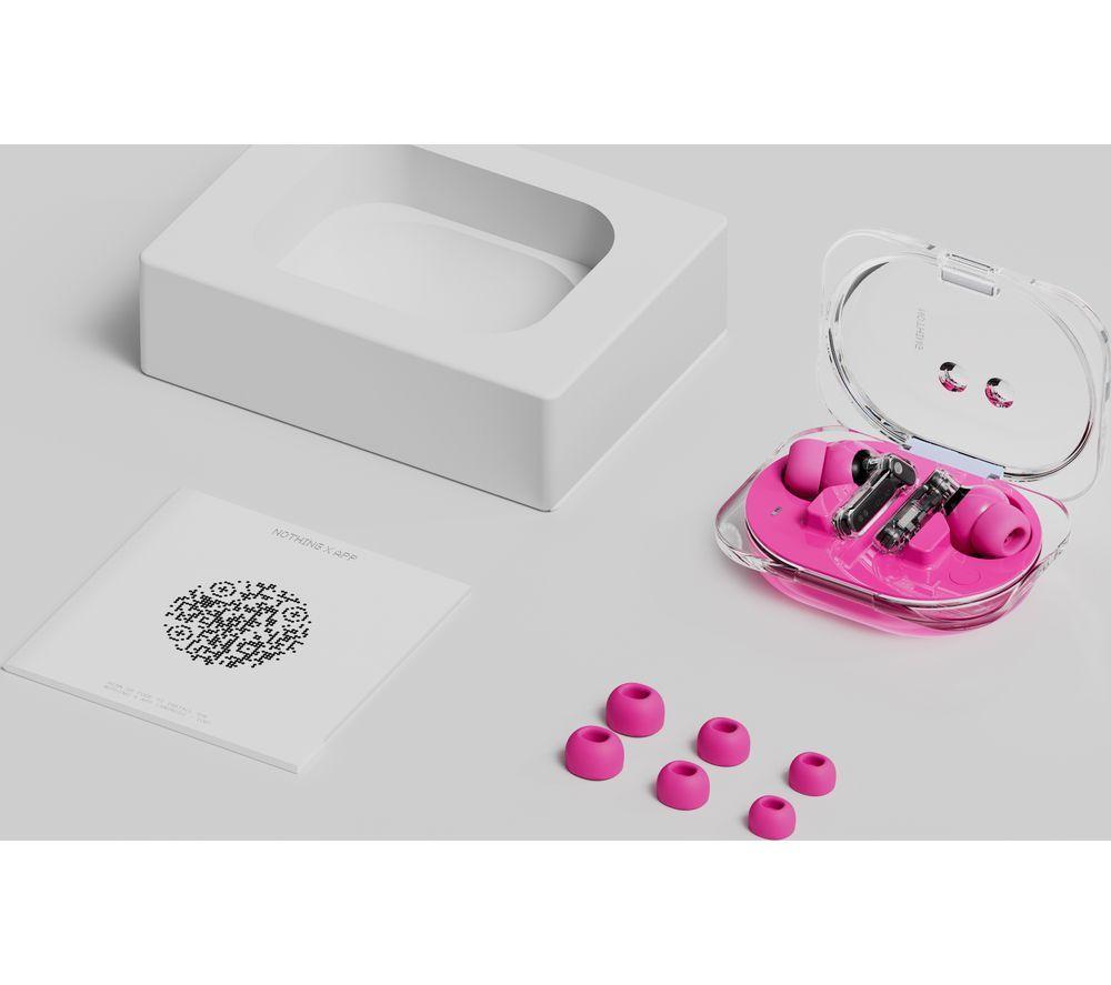 NOTHING Ear (3a) Wireless Bluetooth Noise-Cancelling Earbuds - Black image number 6 of 16