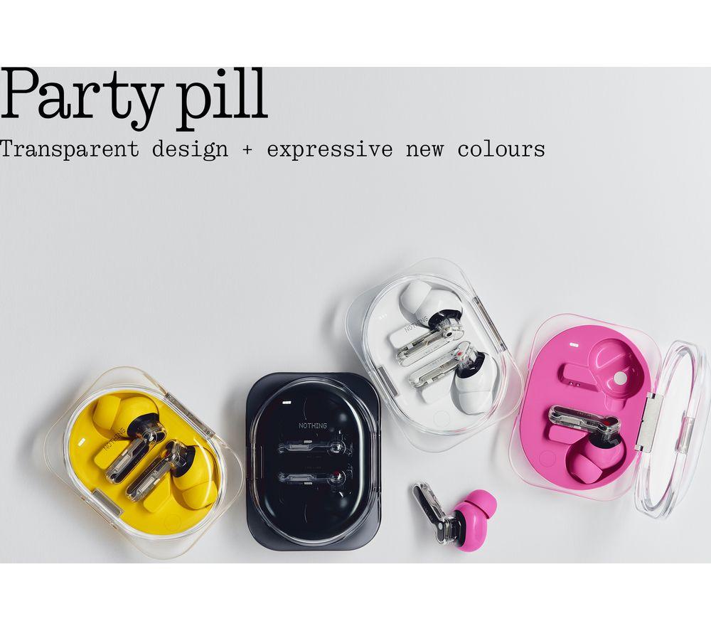 NOTHING Ear (3a) Wireless Bluetooth Noise-Cancelling Earbuds - White image number 7 of 16