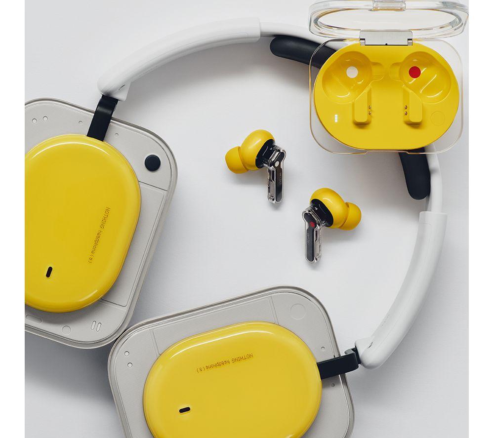 NOTHING Ear (3a) Wireless Bluetooth Noise-Cancelling Earbuds - Yellow image number 12 of 14