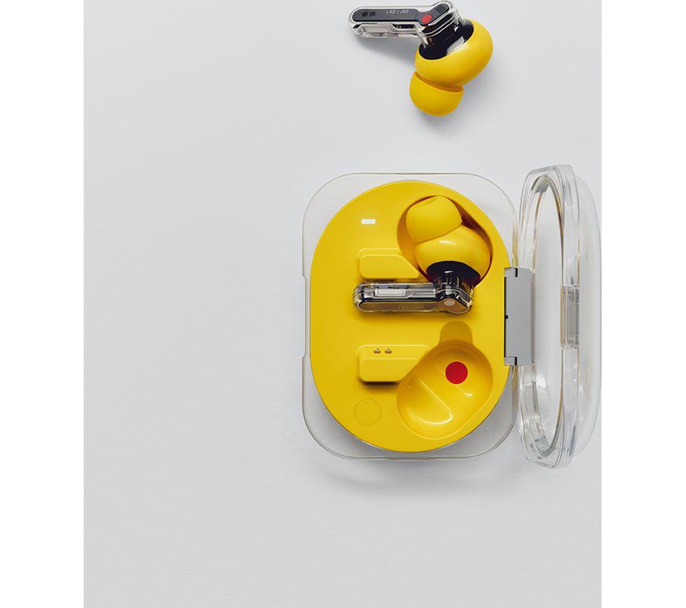NOTHING Ear (3a) Wireless Bluetooth Noise-Cancelling Earbuds - Yellow image number 13 of 14