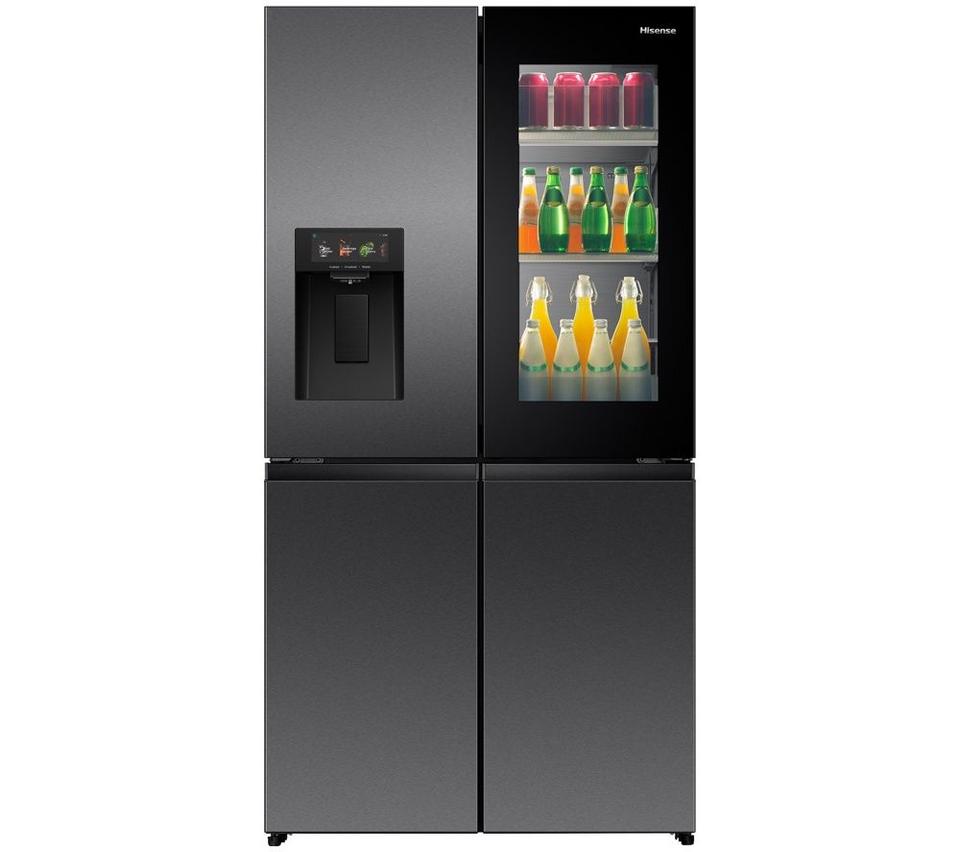 HISENSE PureView RQ600P7SKE American-Style Smart Fridge Freezer - Black