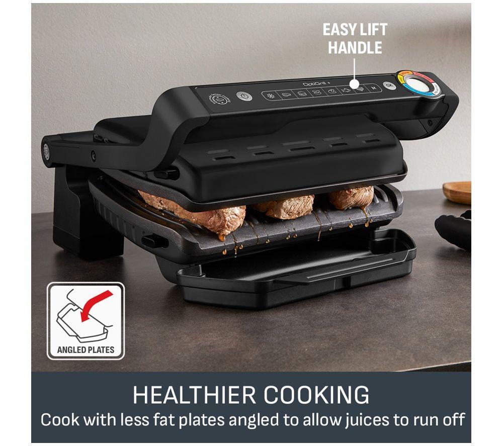 TEFAL OptiGrill Plus GC7178G1 Grilling Machine - Matte Black image number 4 of 5