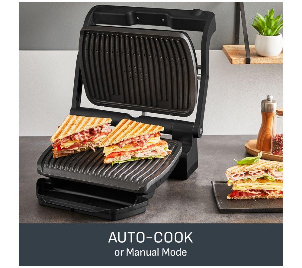 TEFAL OptiGrill Plus GC7178G1 Grilling Machine - Matte Black image number 5 of 5