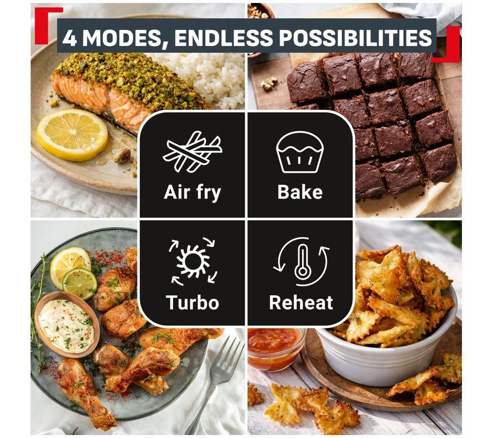 TEFAL Crisp & Go Glass FB7018G1 Air Fryer - Black image number 7 of 7