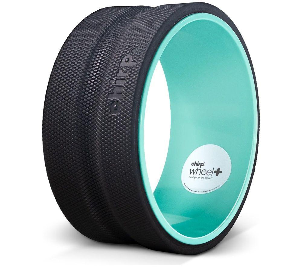 Chirp Relief Wheel+ Deep Stretch & Massage Roller - 10inch, Black & Blue
