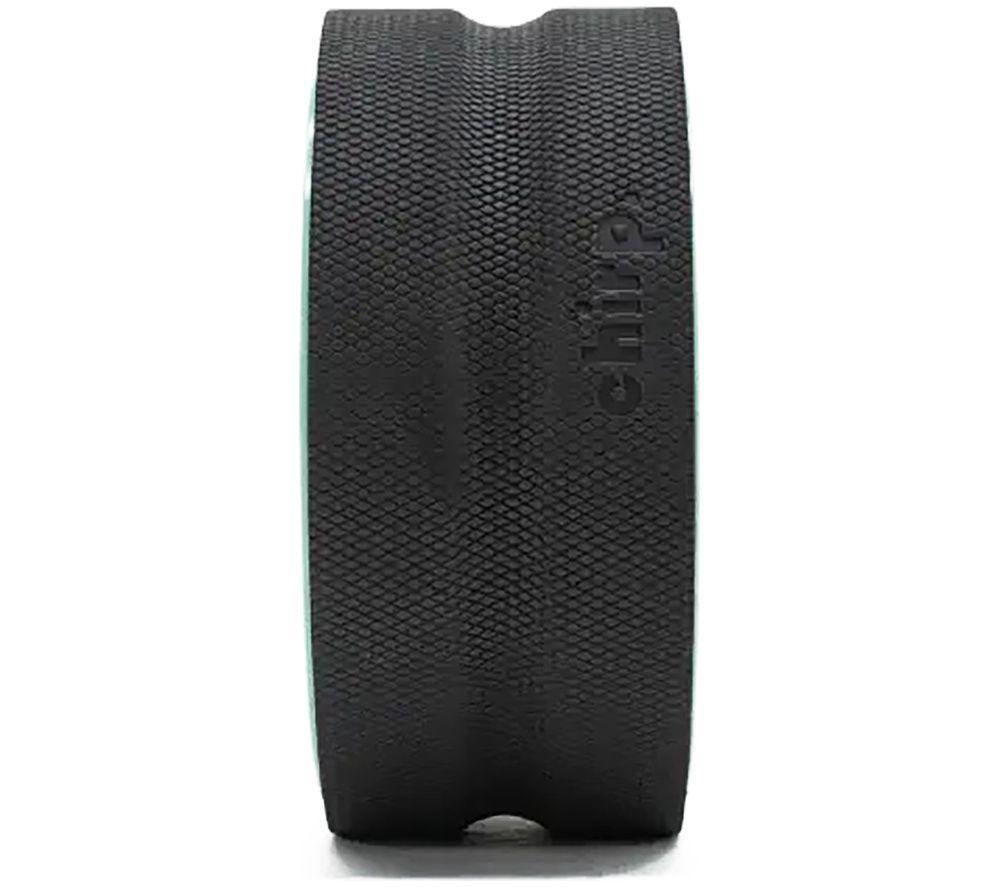 CHIRP Relief Wheel+ Deep Stretch & Massage Roller - 10", Black & Blue image number 4 of 7