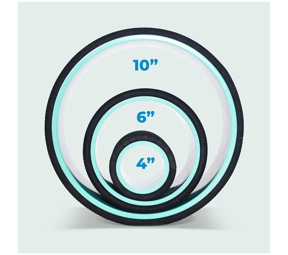 CHIRP Wheel+ Stretcher & Massager - Pack of 3 (4", 6", 10"), Black image number 5 of 6