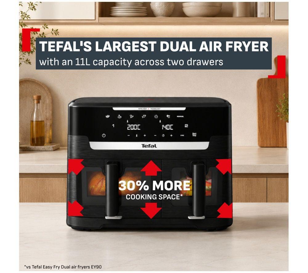 TEFAL Dual Ingenio XXL Black - Black image number 5 of 8