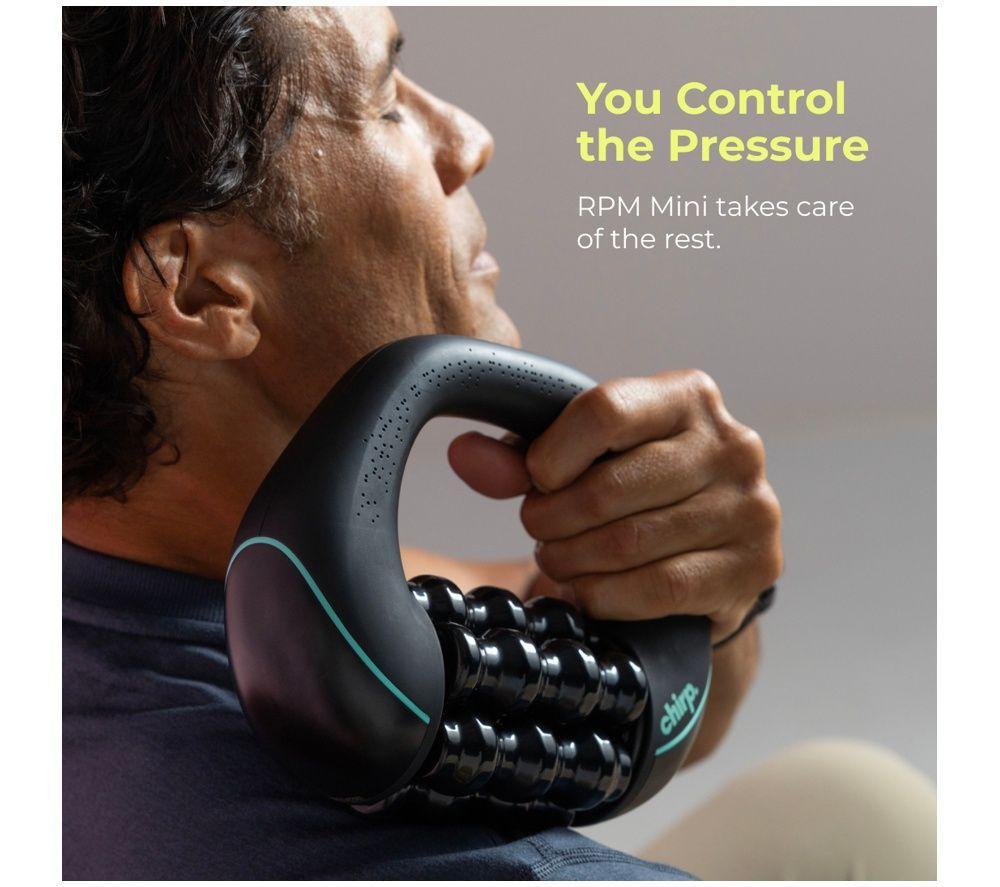 CHIRP R-RPM-3-BK-R Mini Rolling Powered Massager - Black image number 3 of 5