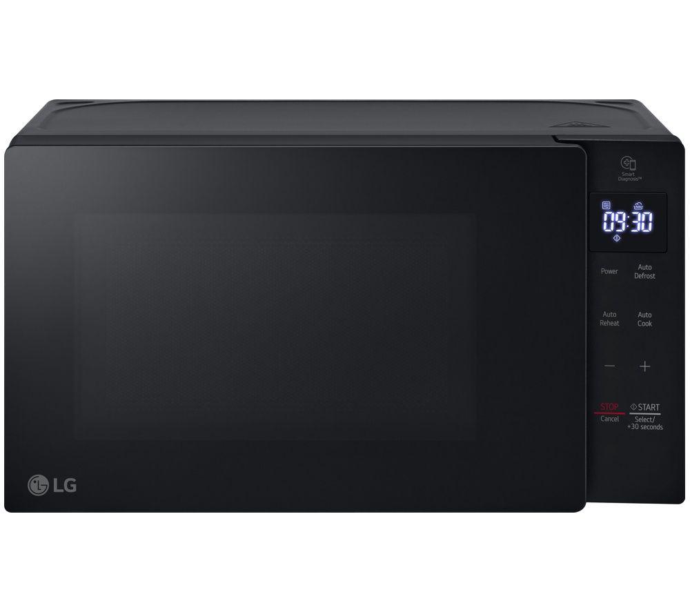 LG MS2032GAS Compact Solo Microwave - Black