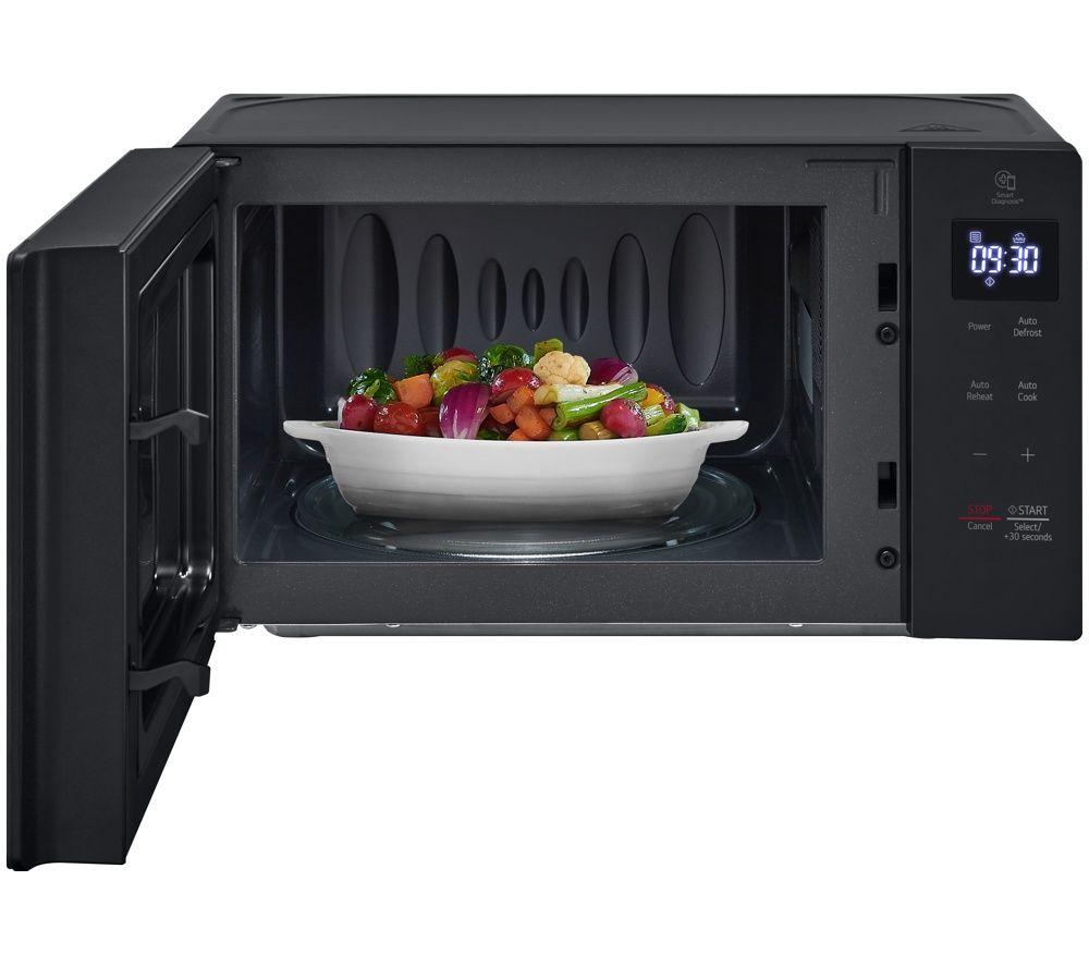 LG MS2032GAS Compact Solo Microwave - Black image number 6 of 8