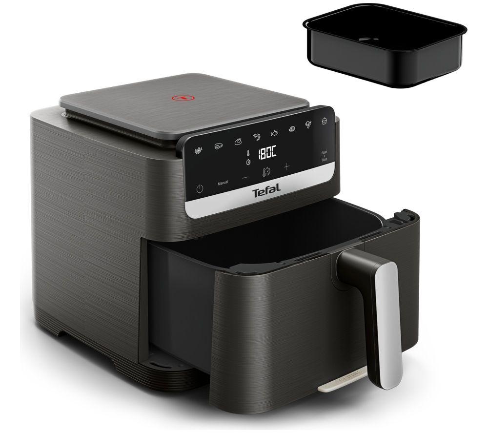TEFAL Single Ingenio Mega Air Fryer - Dark Grey image number 2 of 7