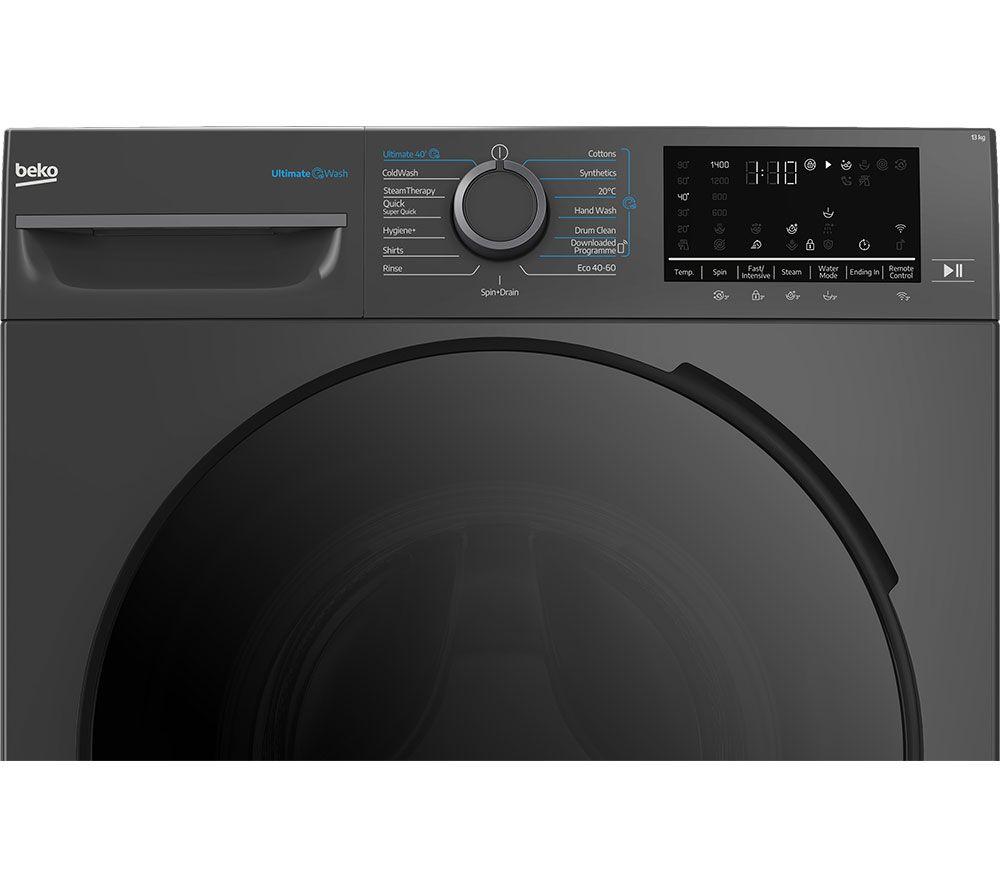 BEKO b500 BM5WT61341TA 13 kg 1400 Spin Washing Machine - Anthracite image number 8 of 18