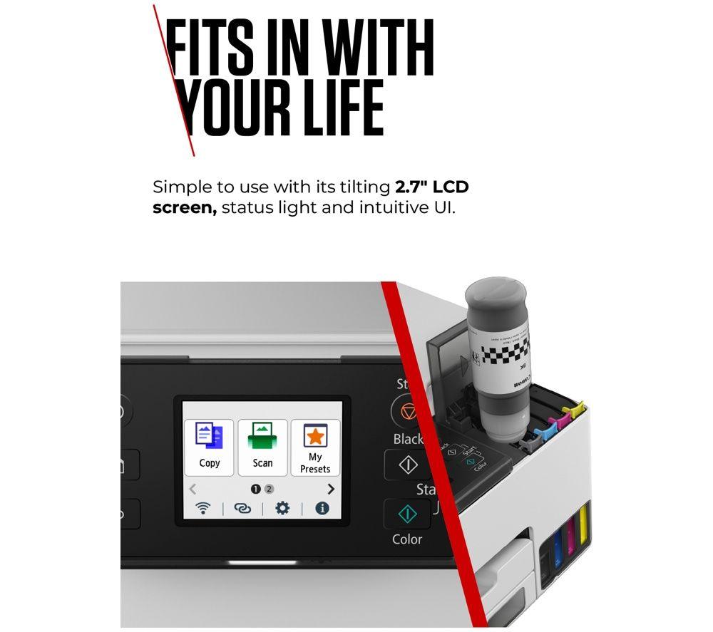 CANON MAXIFY GX1051 All-in-One Wireless Inkjet Printer image number 4 of 7