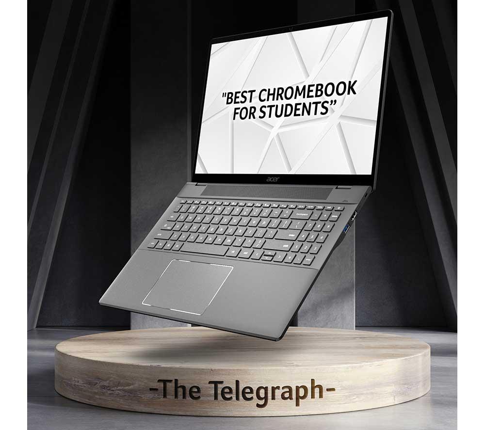 ACER 516 16" Chromebook Plus - Intel&reg; Core&trade; 5, 128 GB UFS, Grey image number 4 of 13
