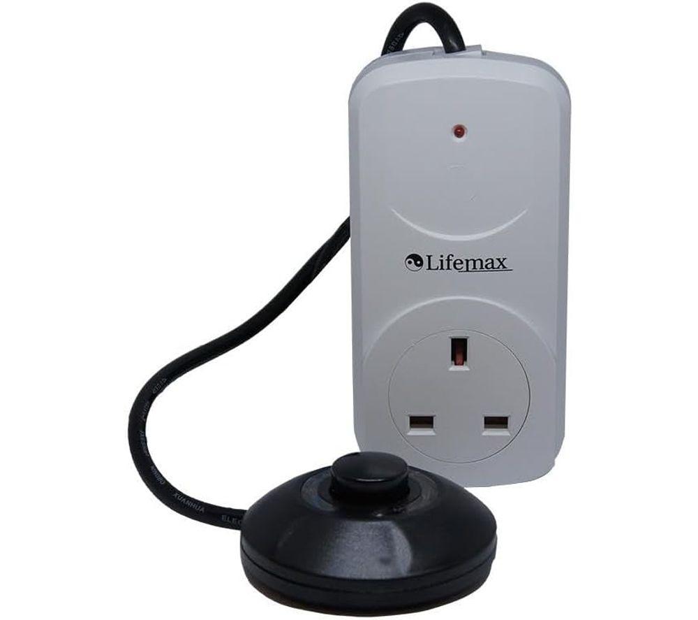 Lifemax Foot Switch, White,Black